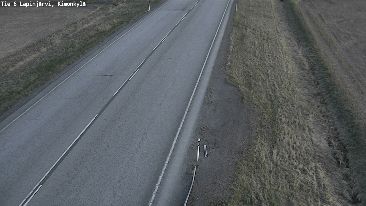 Weather Camera Image Väg 6 Lapinjärvi, Kimoböle, Lapinjärvi, Uusimaa