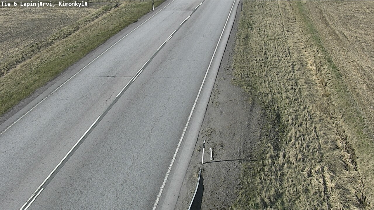 Weather Camera Image Väg 6 Lapinjärvi, Kimoböle, Lapinjärvi, Uusimaa