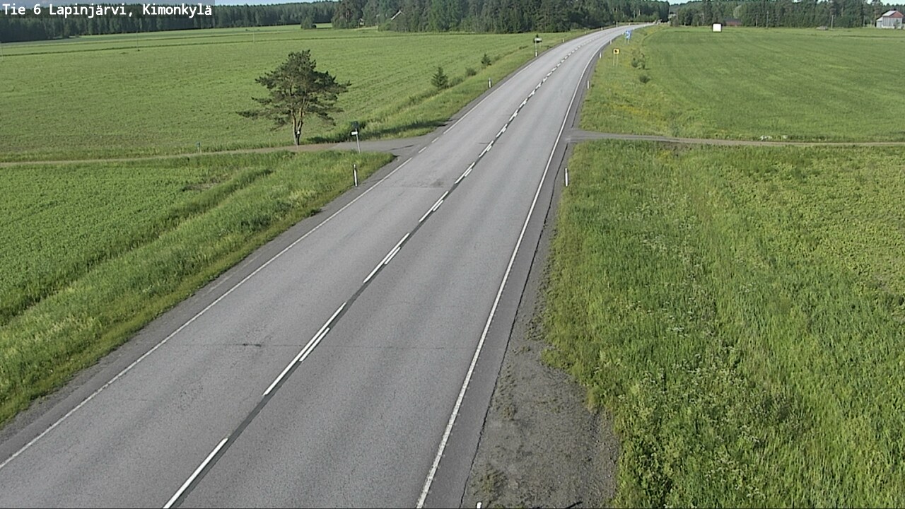 Weather Camera Image Väg 6 Lapinjärvi, Kimoböle, Lapinjärvi, Uusimaa
