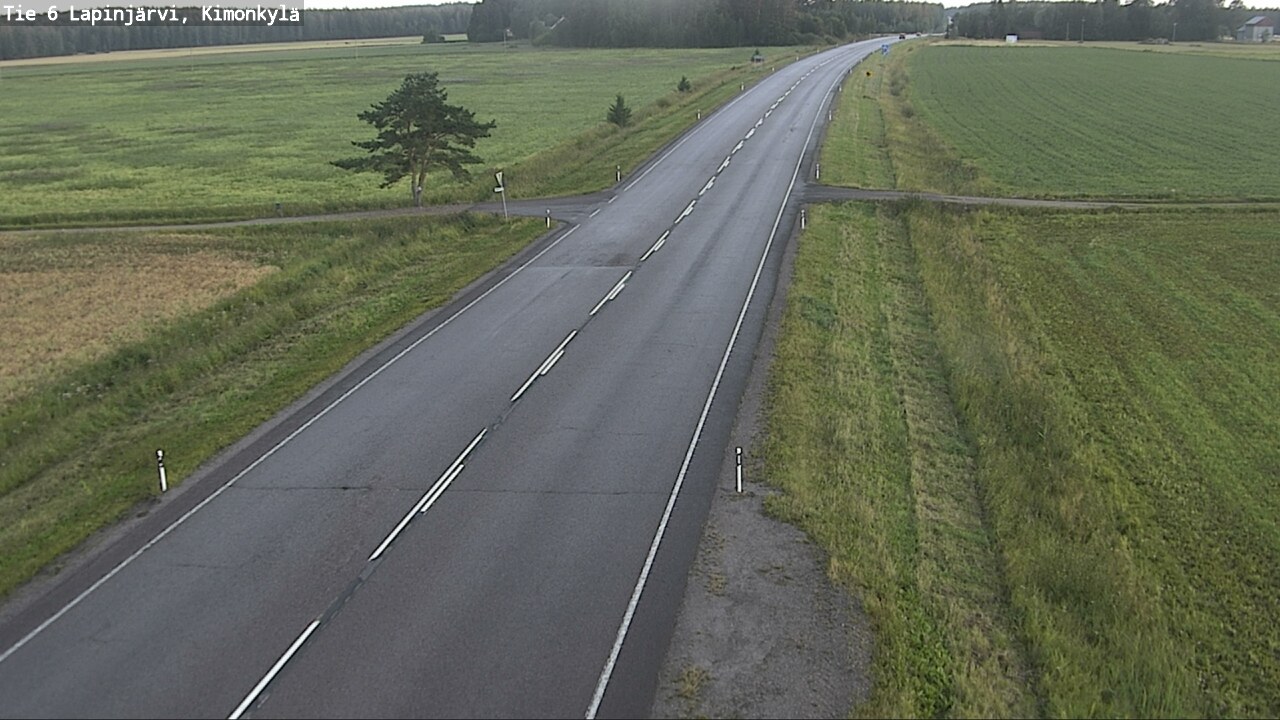 Weather Camera Image Väg 6 Lapinjärvi, Kimoböle, Lapinjärvi, Uusimaa