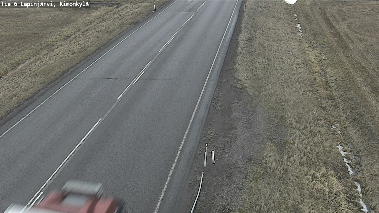 Weather Camera Image Road 6 Lapinjärvi, Kimonkylä, Lapinjärvi, Uusimaa