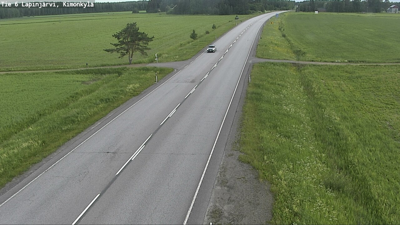 Weather Camera Image Väg 6 Lapinjärvi, Kimoböle, Lapinjärvi, Uusimaa