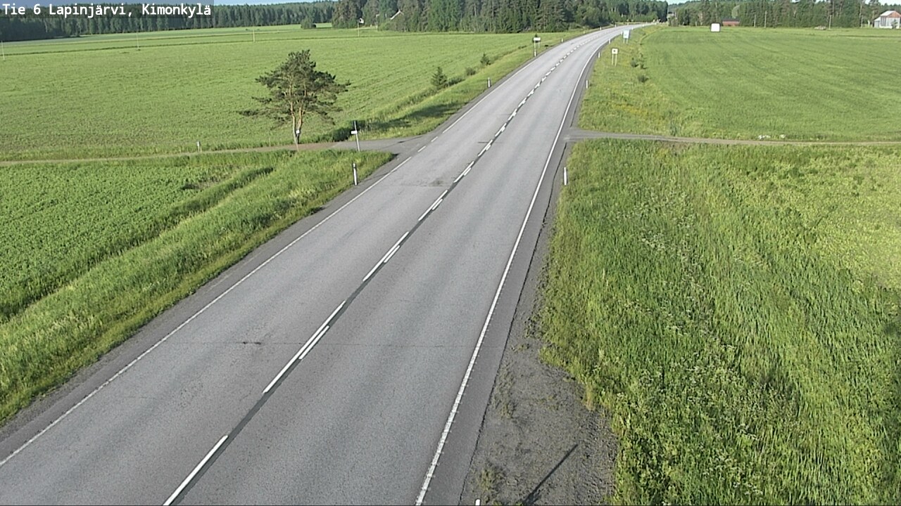 Weather Camera Image Väg 6 Lapinjärvi, Kimoböle, Lapinjärvi, Uusimaa