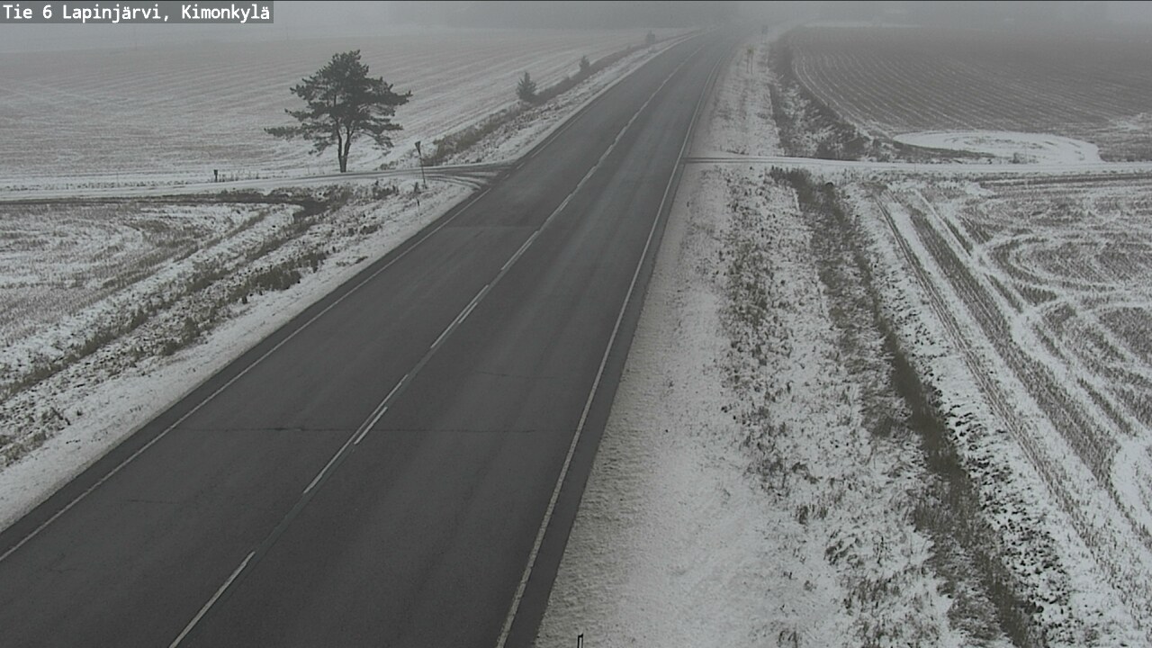 Weather Camera Image Väg 6 Lapinjärvi, Kimoböle, Lapinjärvi, Uusimaa