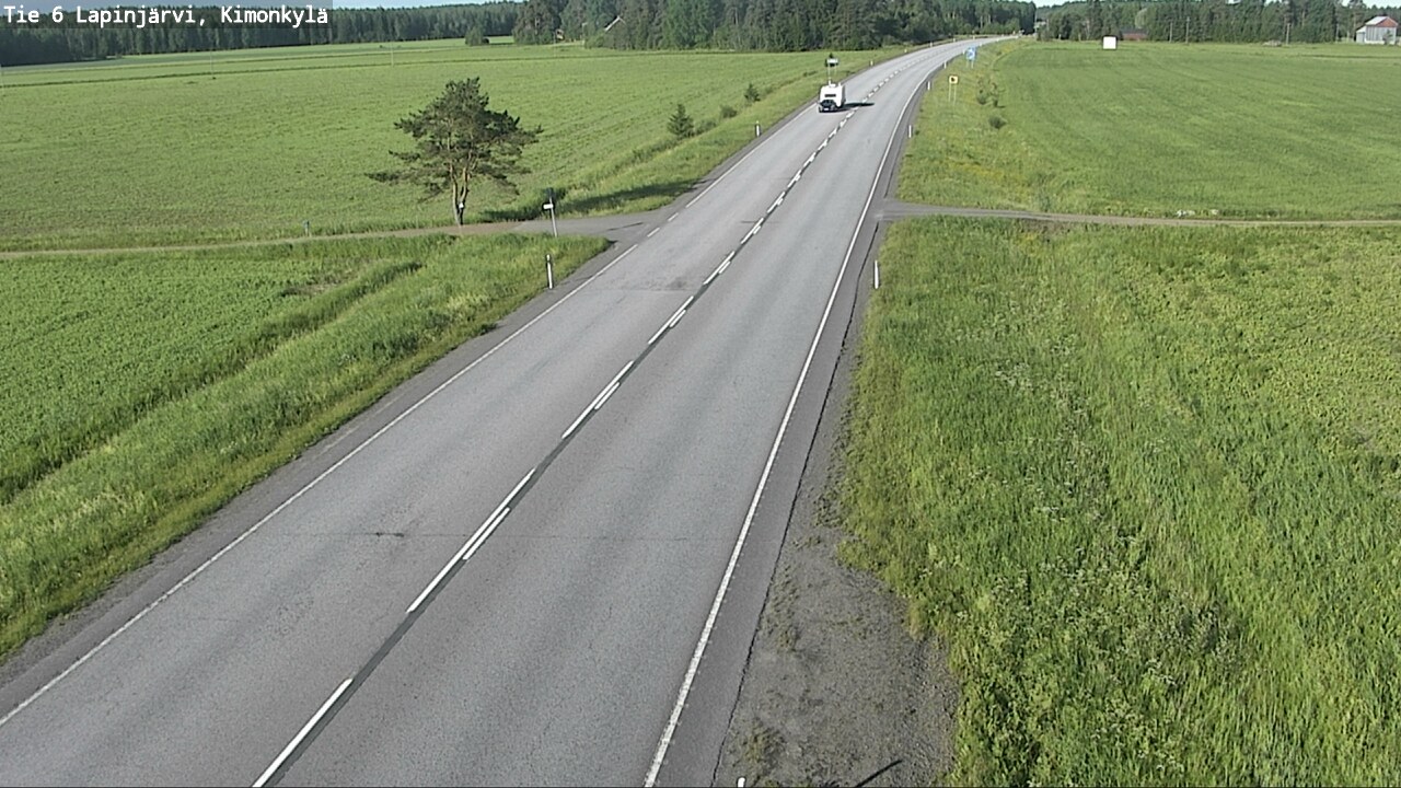 Weather Camera Image Väg 6 Lapinjärvi, Kimoböle, Lapinjärvi, Uusimaa