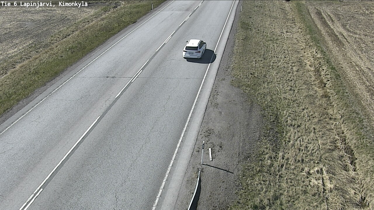 Weather Camera Image Väg 6 Lapinjärvi, Kimoböle, Lapinjärvi, Uusimaa