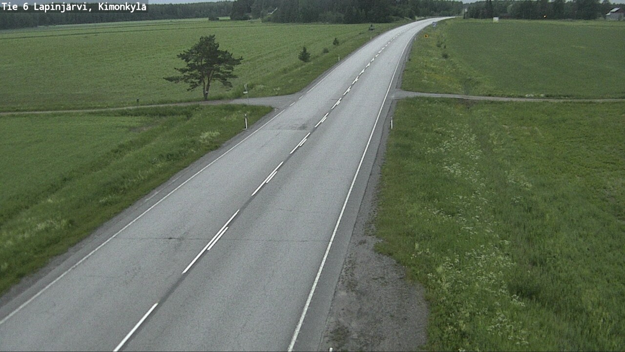Weather Camera Image Väg 6 Lapinjärvi, Kimoböle, Lapinjärvi, Uusimaa