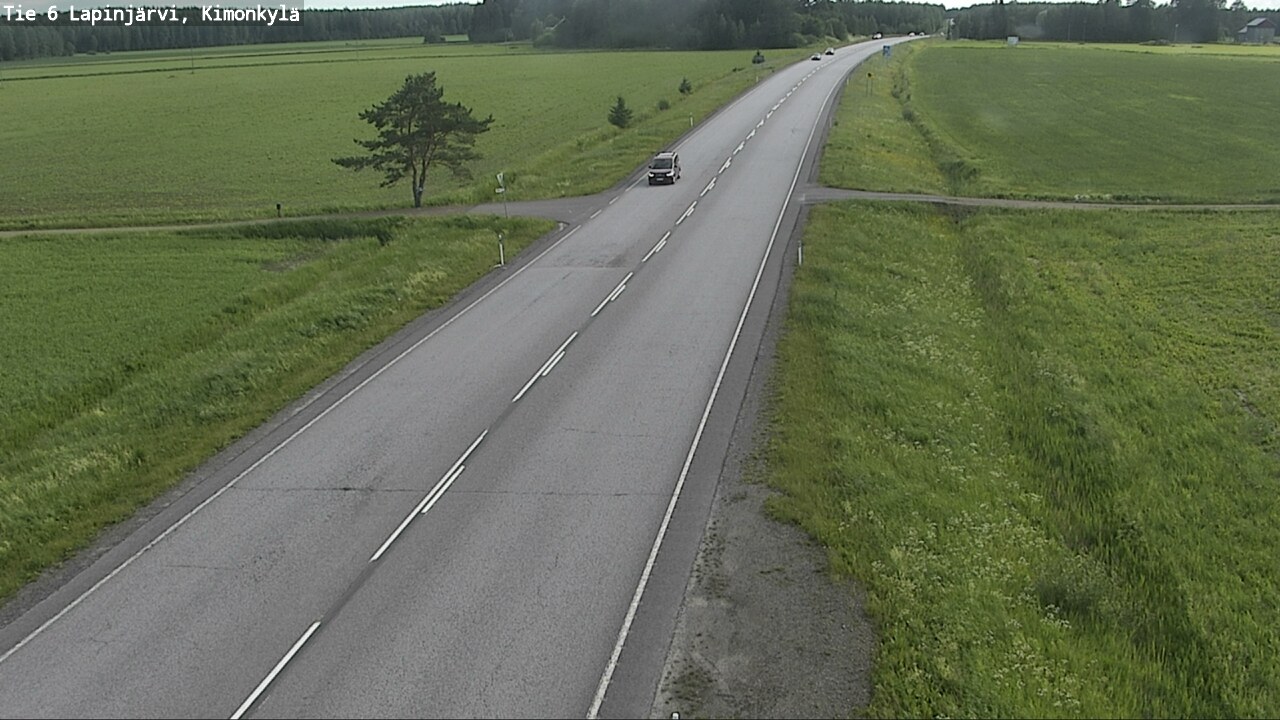 Weather Camera Image Väg 6 Lapinjärvi, Kimoböle, Lapinjärvi, Uusimaa