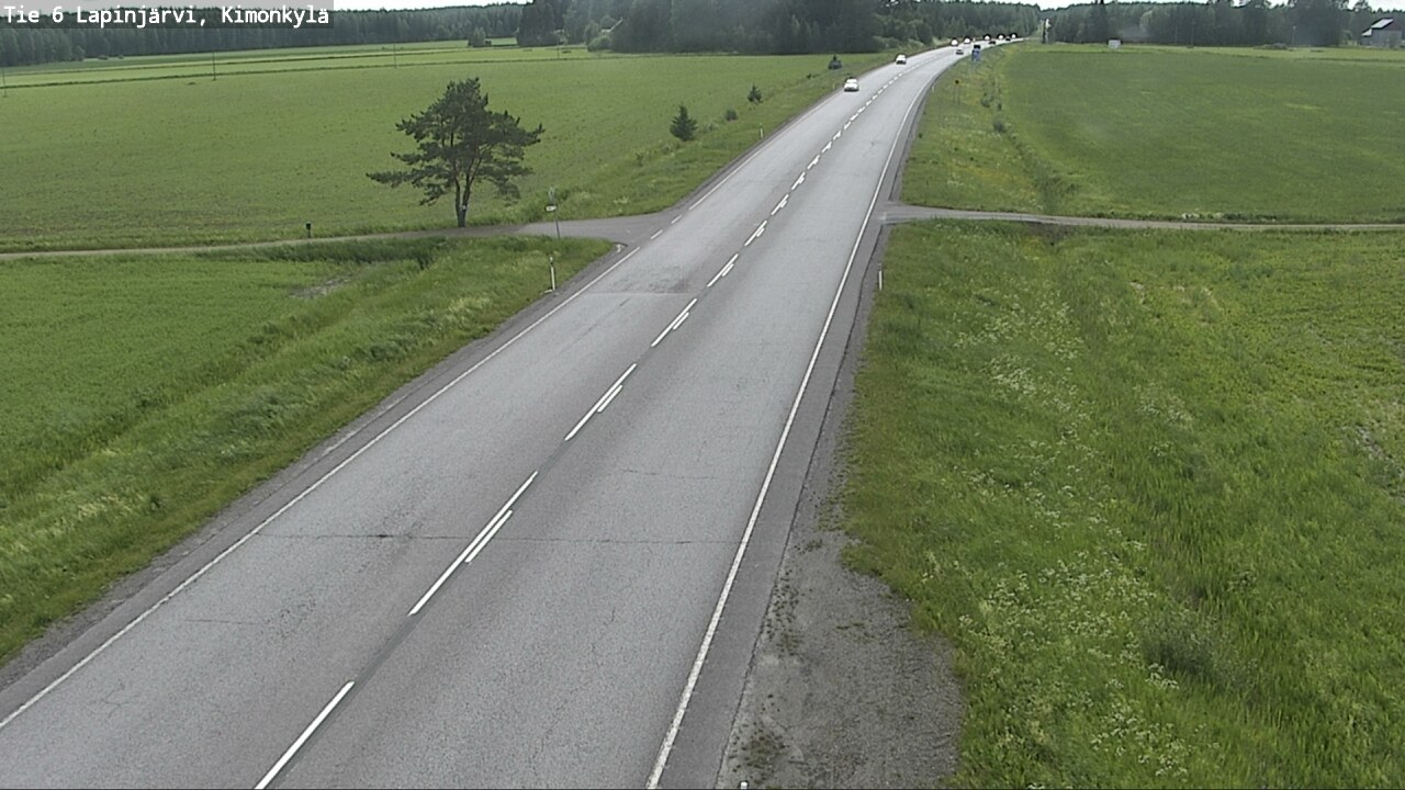 Weather Camera Image Väg 6 Lapinjärvi, Kimoböle, Lapinjärvi, Uusimaa