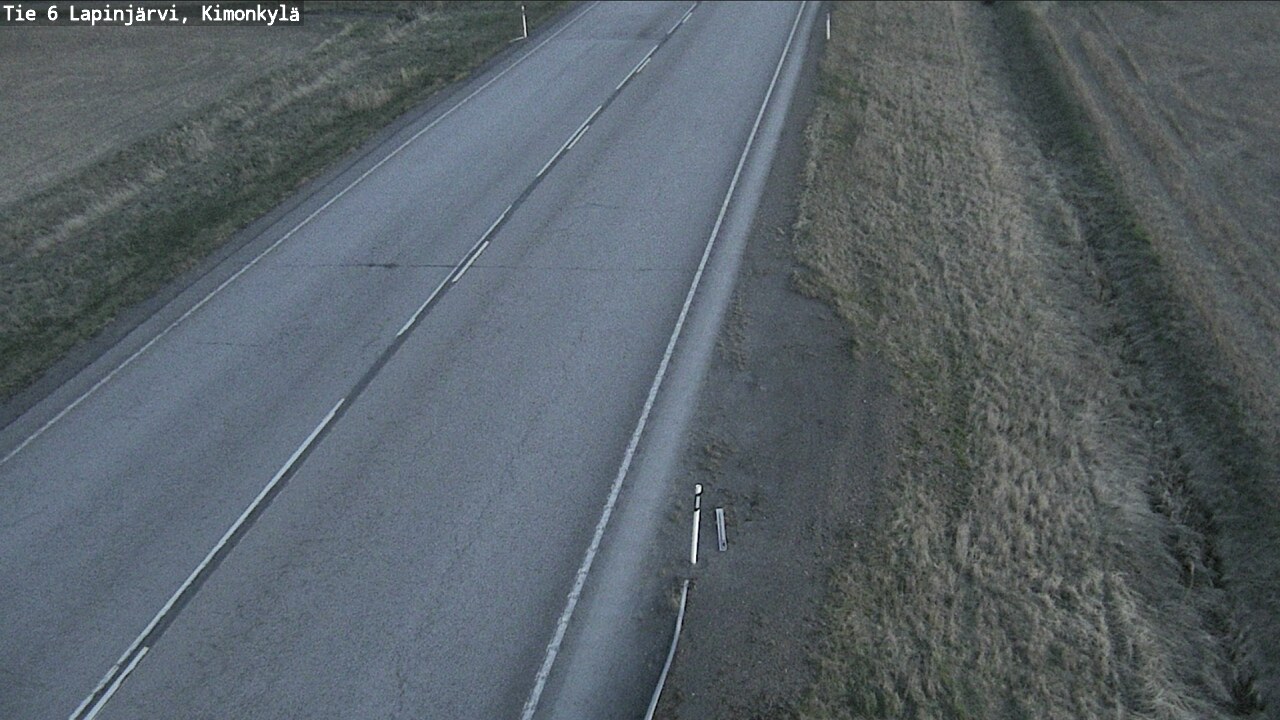 Weather Camera Image Väg 6 Lapinjärvi, Kimoböle, Lapinjärvi, Uusimaa