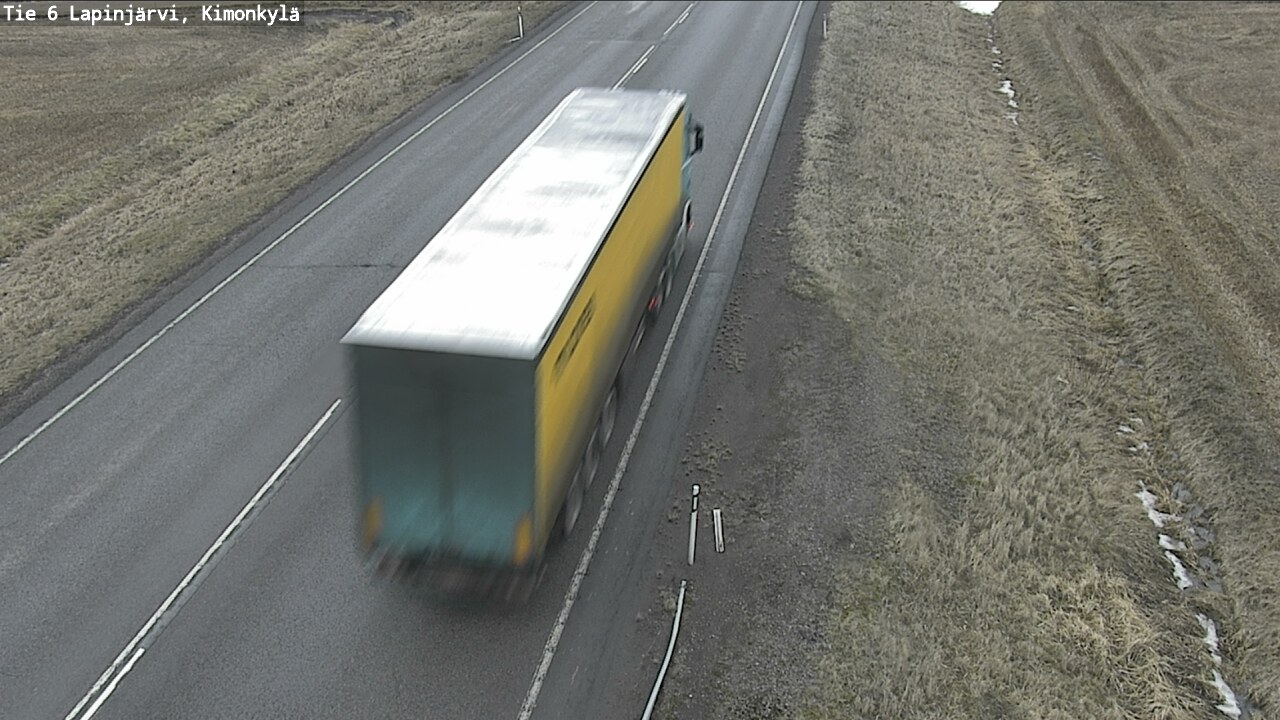 Weather Camera Image Road 6 Lapinjärvi, Kimonkylä, Lapinjärvi, Uusimaa