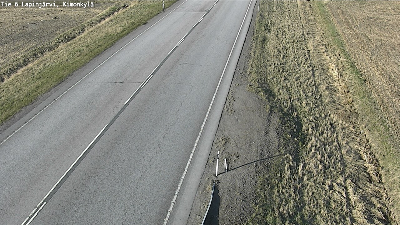 Weather Camera Image Road 6 Lapinjärvi, Kimonkylä, Lapinjärvi, Uusimaa