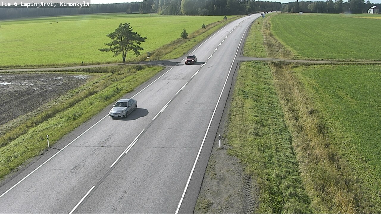 Weather Camera Image Road 6 Lapinjärvi, Kimonkylä, Lapinjärvi, Uusimaa