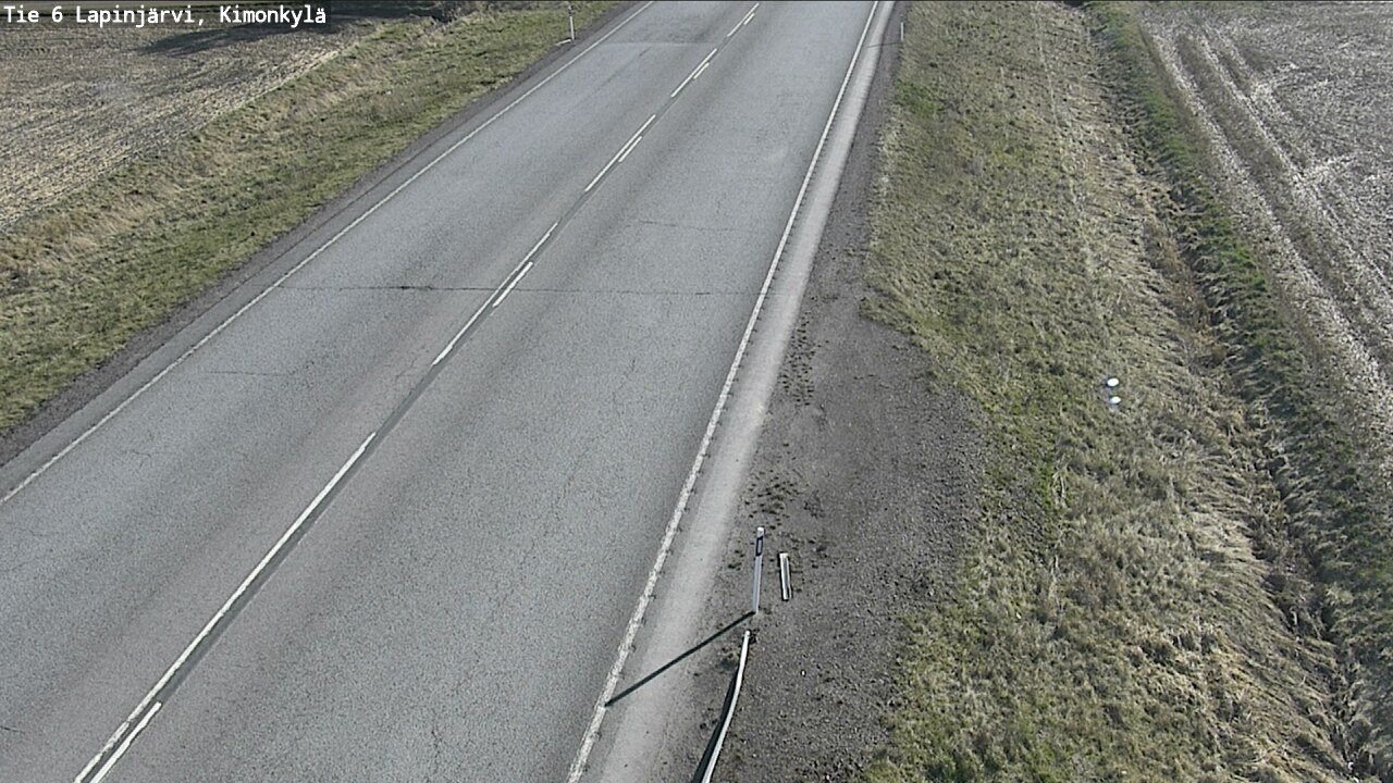 Weather Camera Image Väg 6 Lapinjärvi, Kimoböle, Lapinjärvi, Uusimaa