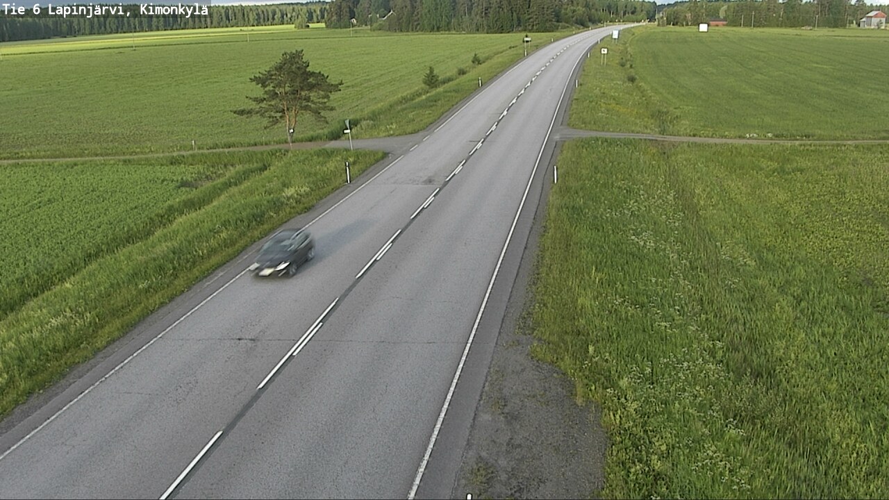 Weather Camera Image Väg 6 Lapinjärvi, Kimoböle, Lapinjärvi, Uusimaa