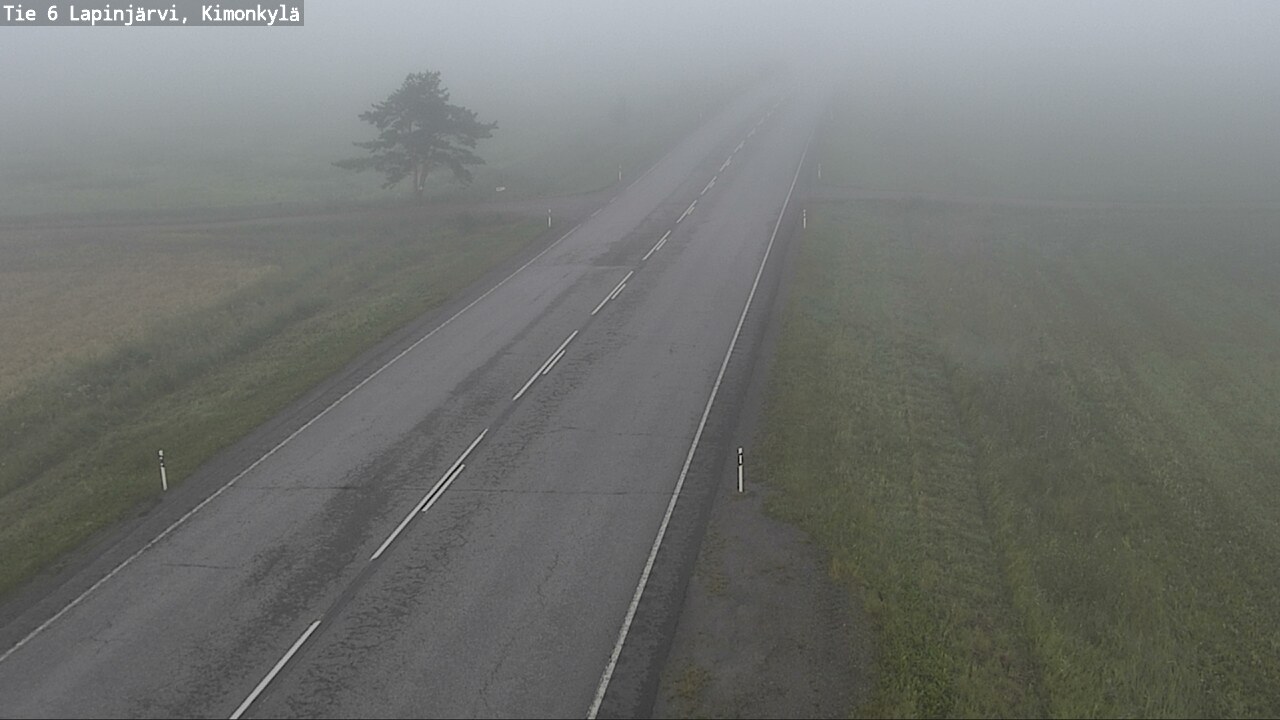 Weather Camera Image Väg 6 Lapinjärvi, Kimoböle, Lapinjärvi, Uusimaa