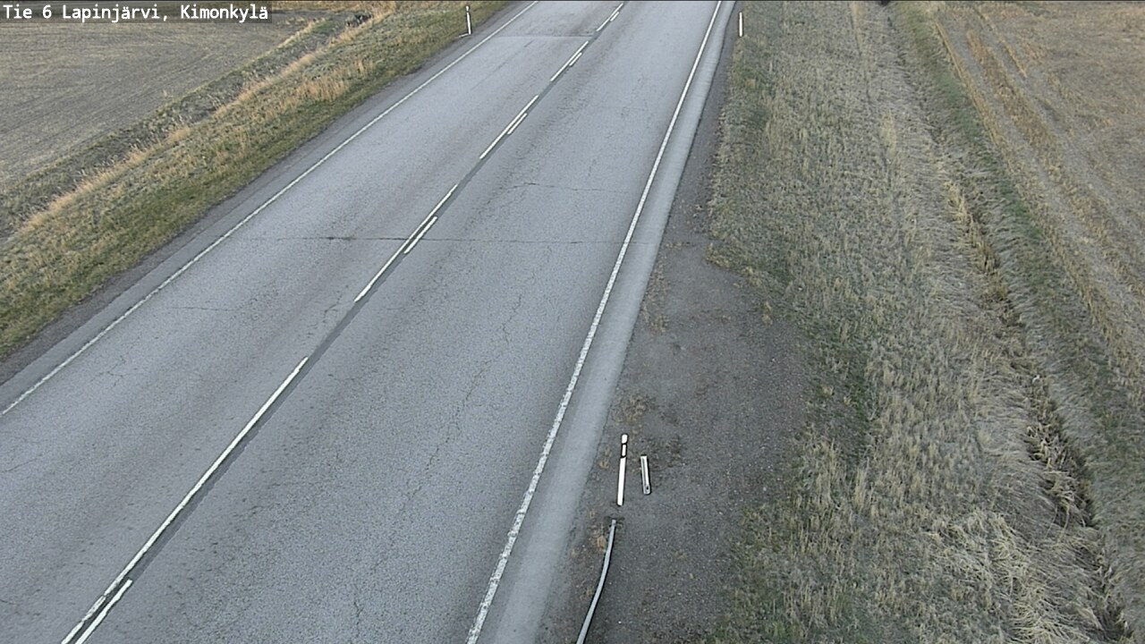 Weather Camera Image Road 6 Lapinjärvi, Kimonkylä, Lapinjärvi, Uusimaa