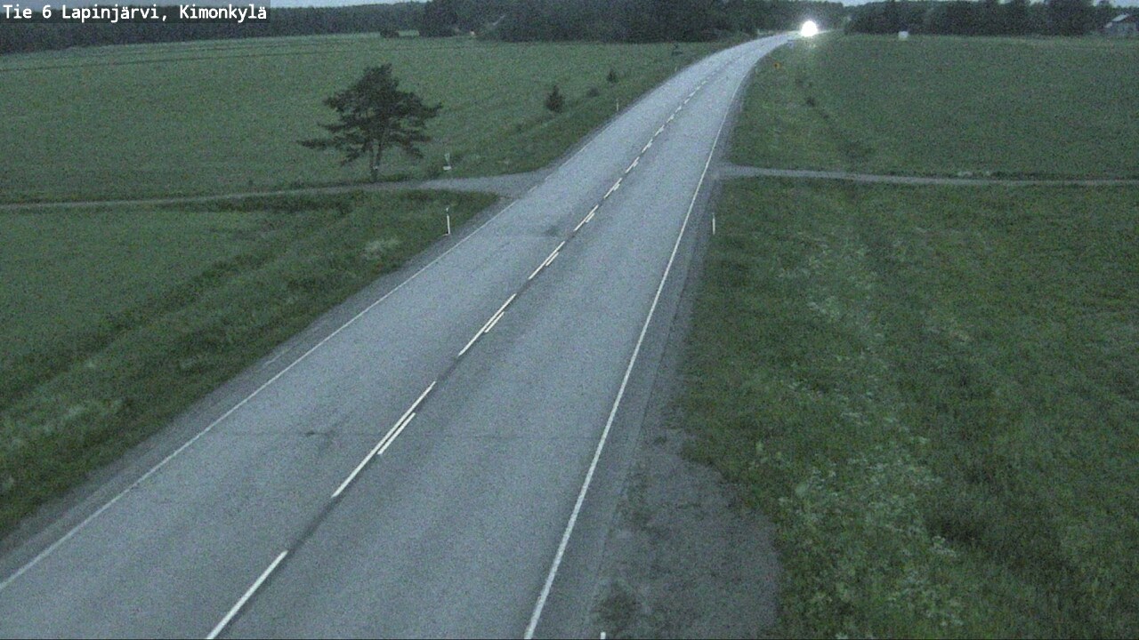Weather Camera Image Väg 6 Lapinjärvi, Kimoböle, Lapinjärvi, Uusimaa
