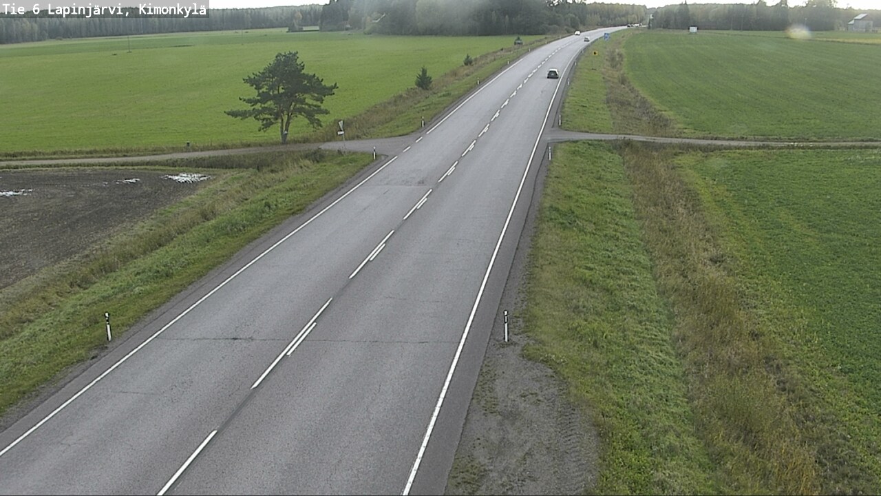 Weather Camera Image Väg 6 Lapinjärvi, Kimoböle, Lapinjärvi, Uusimaa