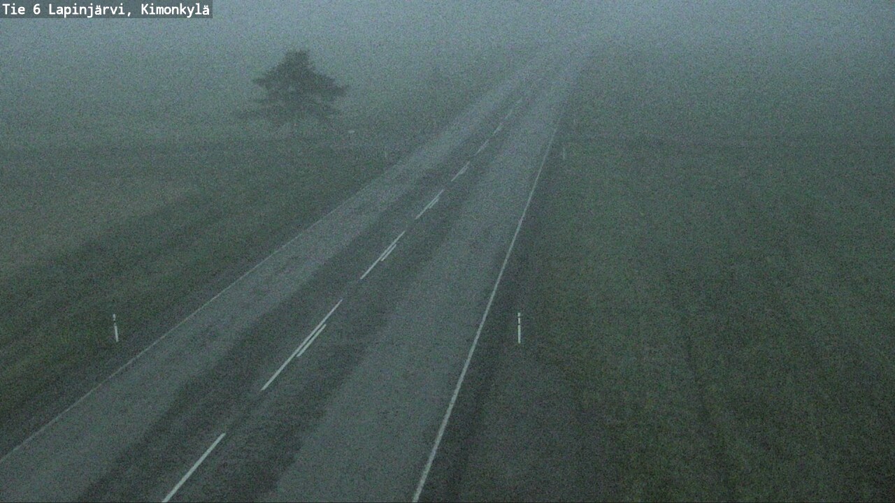 Weather Camera Image Väg 6 Lapinjärvi, Kimoböle, Lapinjärvi, Uusimaa