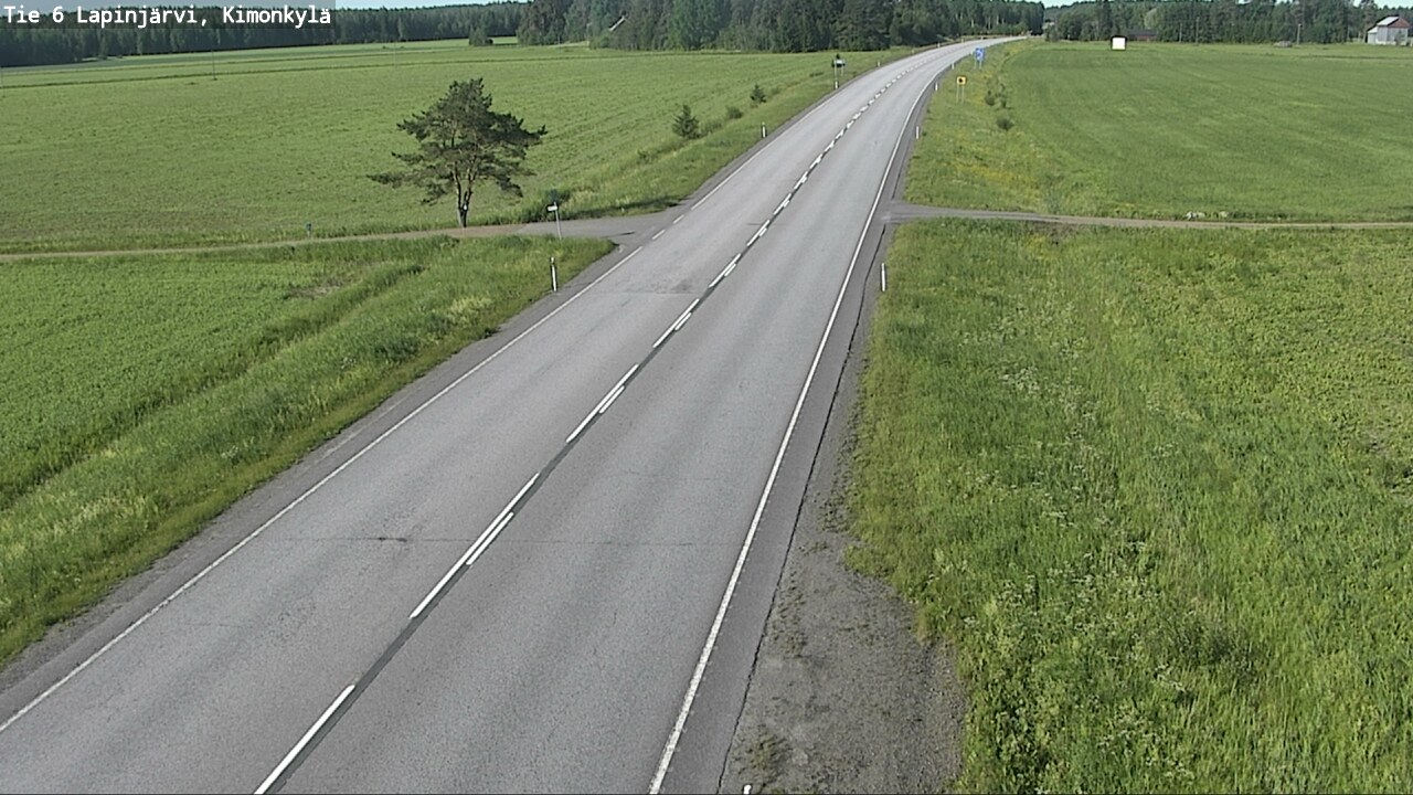 Weather Camera Image Väg 6 Lapinjärvi, Kimoböle, Lapinjärvi, Uusimaa