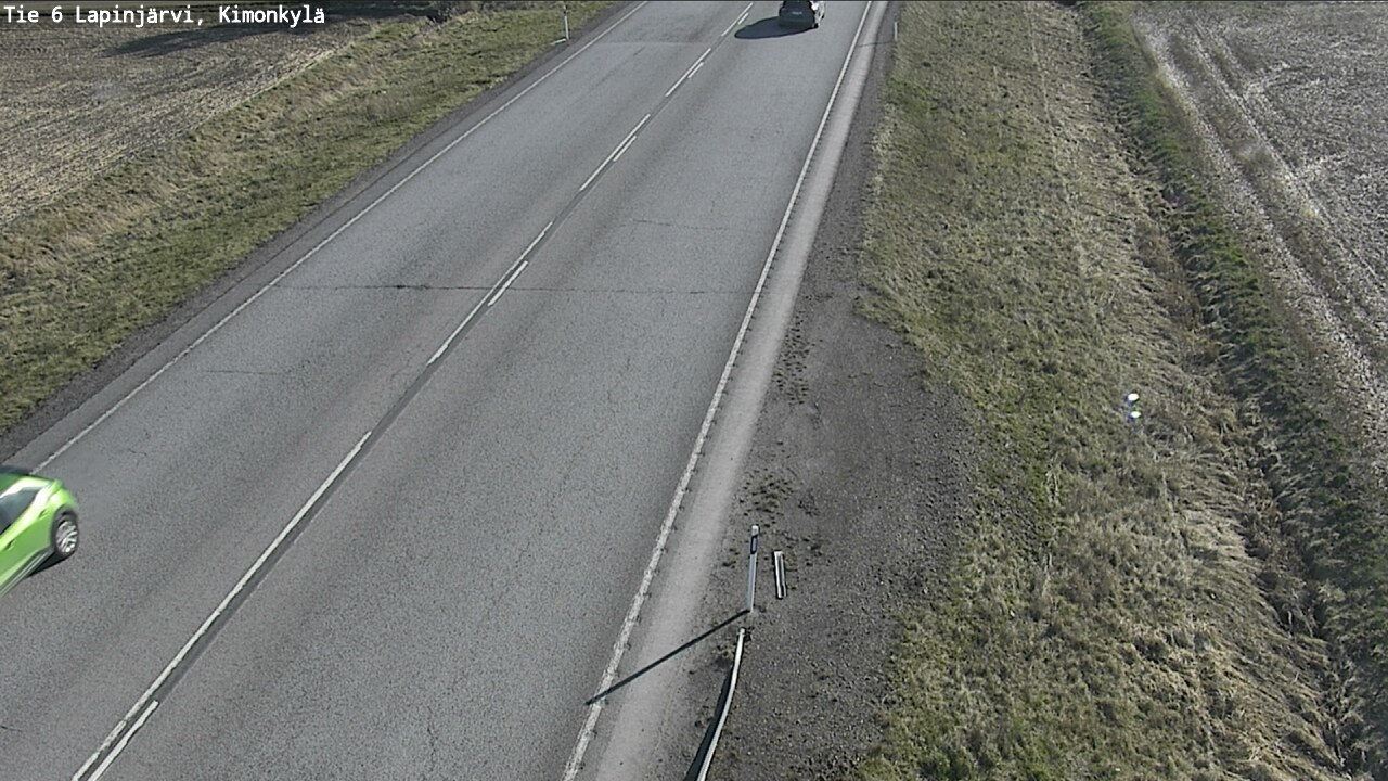 Weather Camera Image Väg 6 Lapinjärvi, Kimoböle, Lapinjärvi, Uusimaa