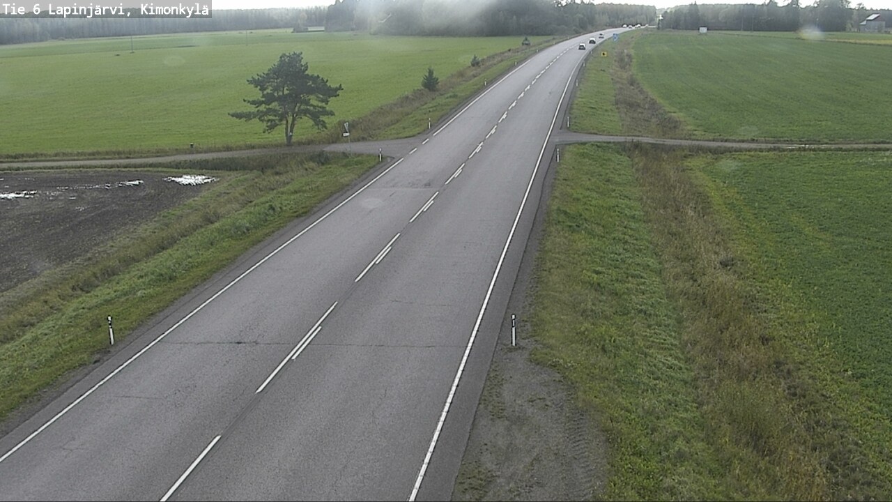 Weather Camera Image Väg 6 Lapinjärvi, Kimoböle, Lapinjärvi, Uusimaa