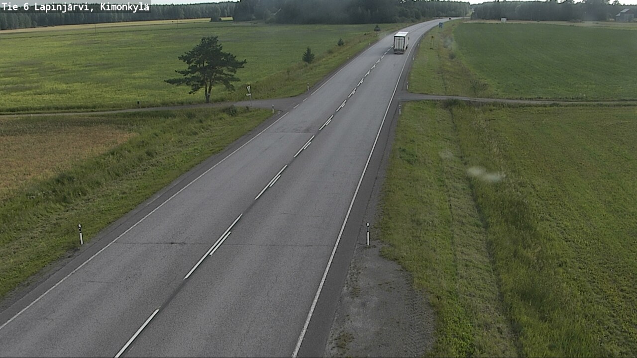 Weather Camera Image Väg 6 Lapinjärvi, Kimoböle, Lapinjärvi, Uusimaa