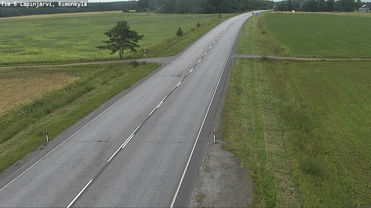Weather Camera Image Väg 6 Lapinjärvi, Kimoböle, Lapinjärvi, Uusimaa