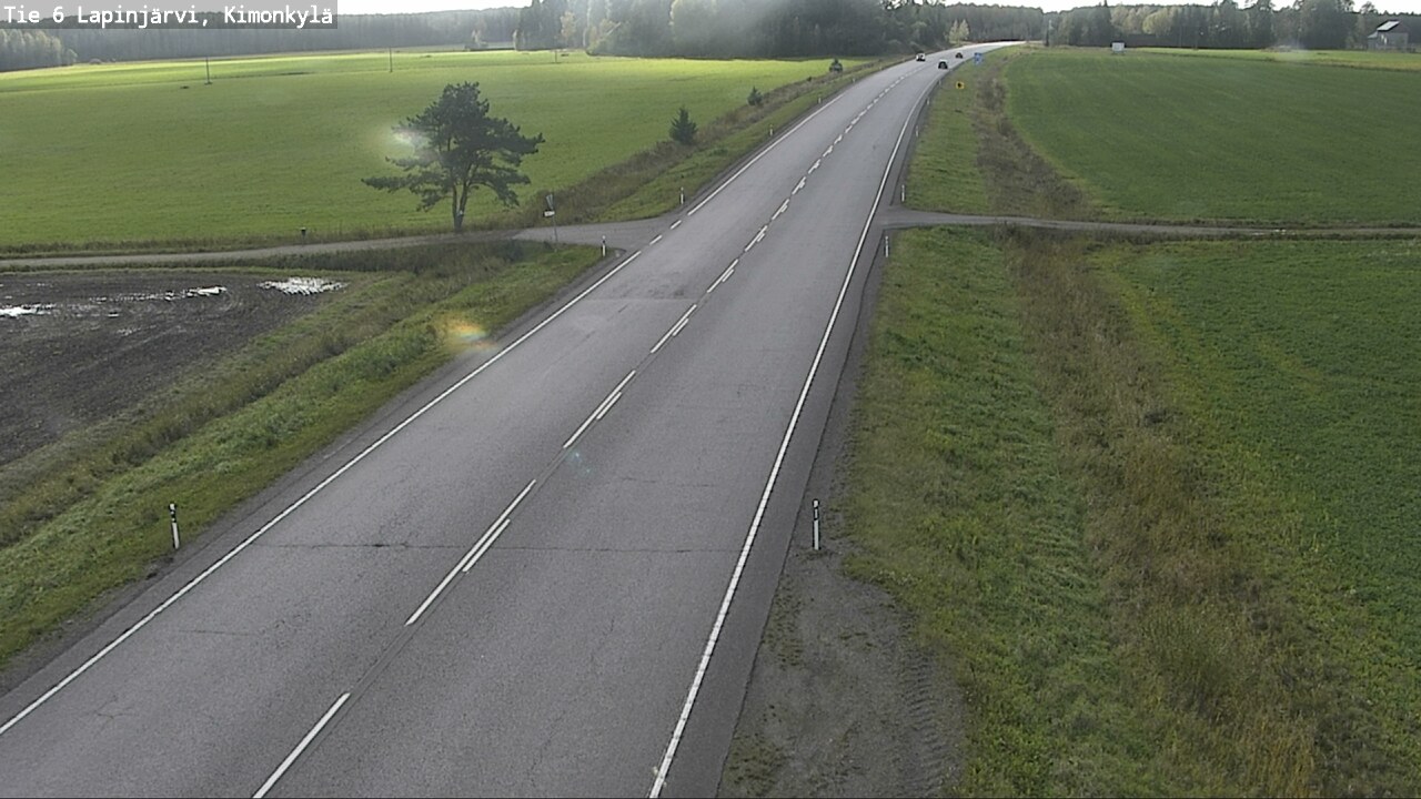 Weather Camera Image Väg 6 Lapinjärvi, Kimoböle, Lapinjärvi, Uusimaa