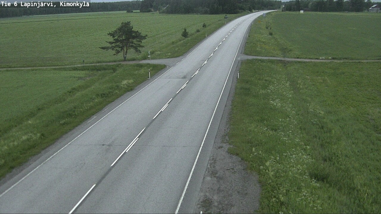 Weather Camera Image Väg 6 Lapinjärvi, Kimoböle, Lapinjärvi, Uusimaa