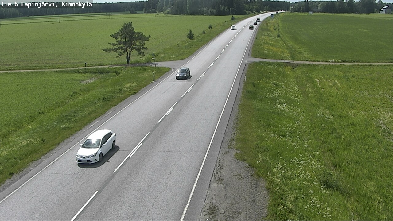 Weather Camera Image Väg 6 Lapinjärvi, Kimoböle, Lapinjärvi, Uusimaa
