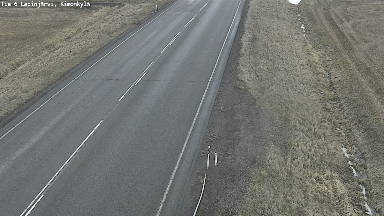 Weather Camera Image Road 6 Lapinjärvi, Kimonkylä, Lapinjärvi, Uusimaa