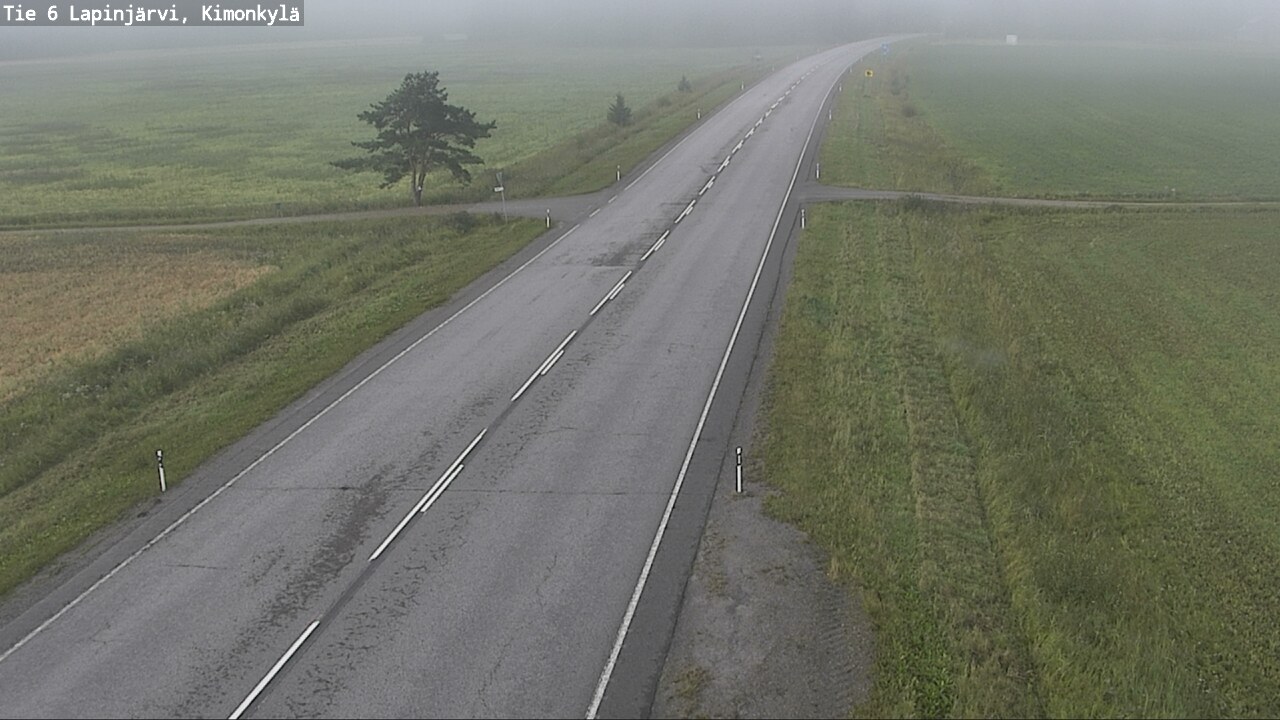 Weather Camera Image Väg 6 Lapinjärvi, Kimoböle, Lapinjärvi, Uusimaa