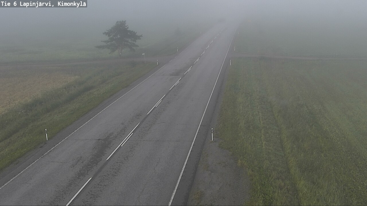 Weather Camera Image Väg 6 Lapinjärvi, Kimoböle, Lapinjärvi, Uusimaa