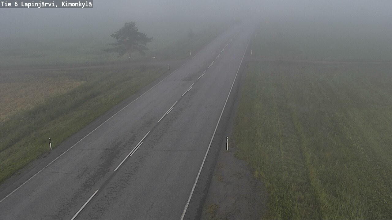 Weather Camera Image Väg 6 Lapinjärvi, Kimoböle, Lapinjärvi, Uusimaa