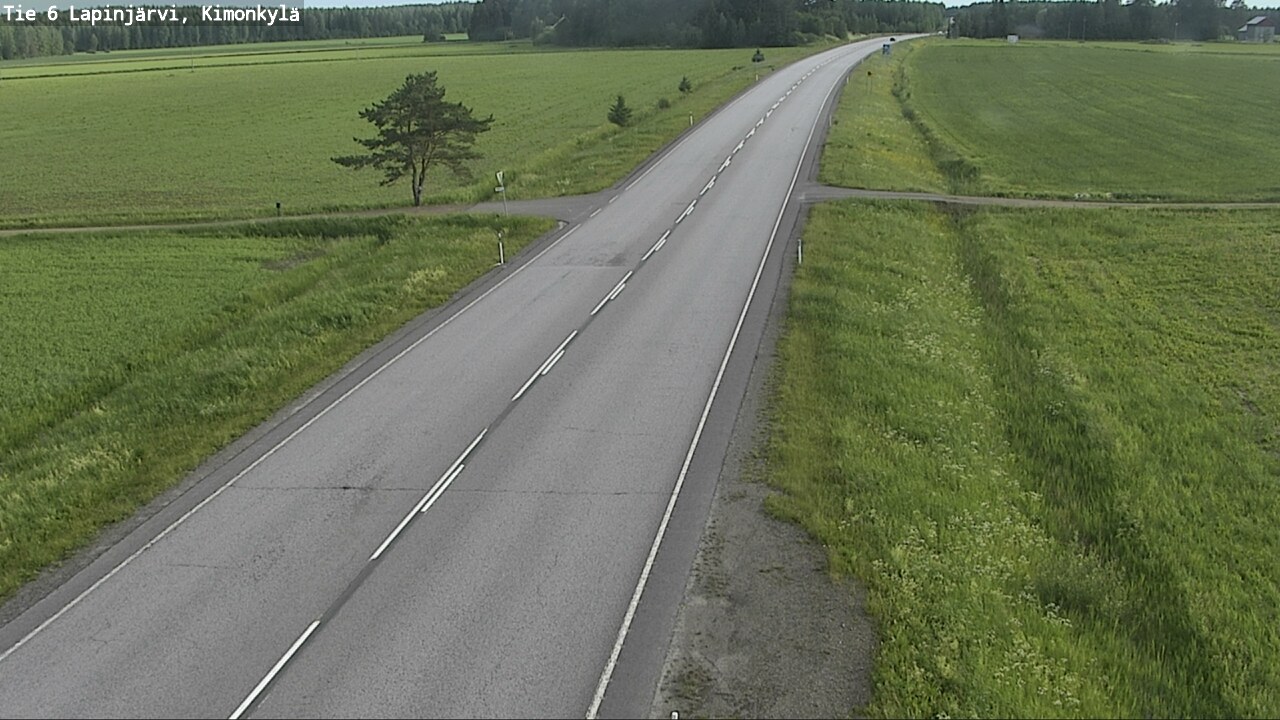 Weather Camera Image Väg 6 Lapinjärvi, Kimoböle, Lapinjärvi, Uusimaa