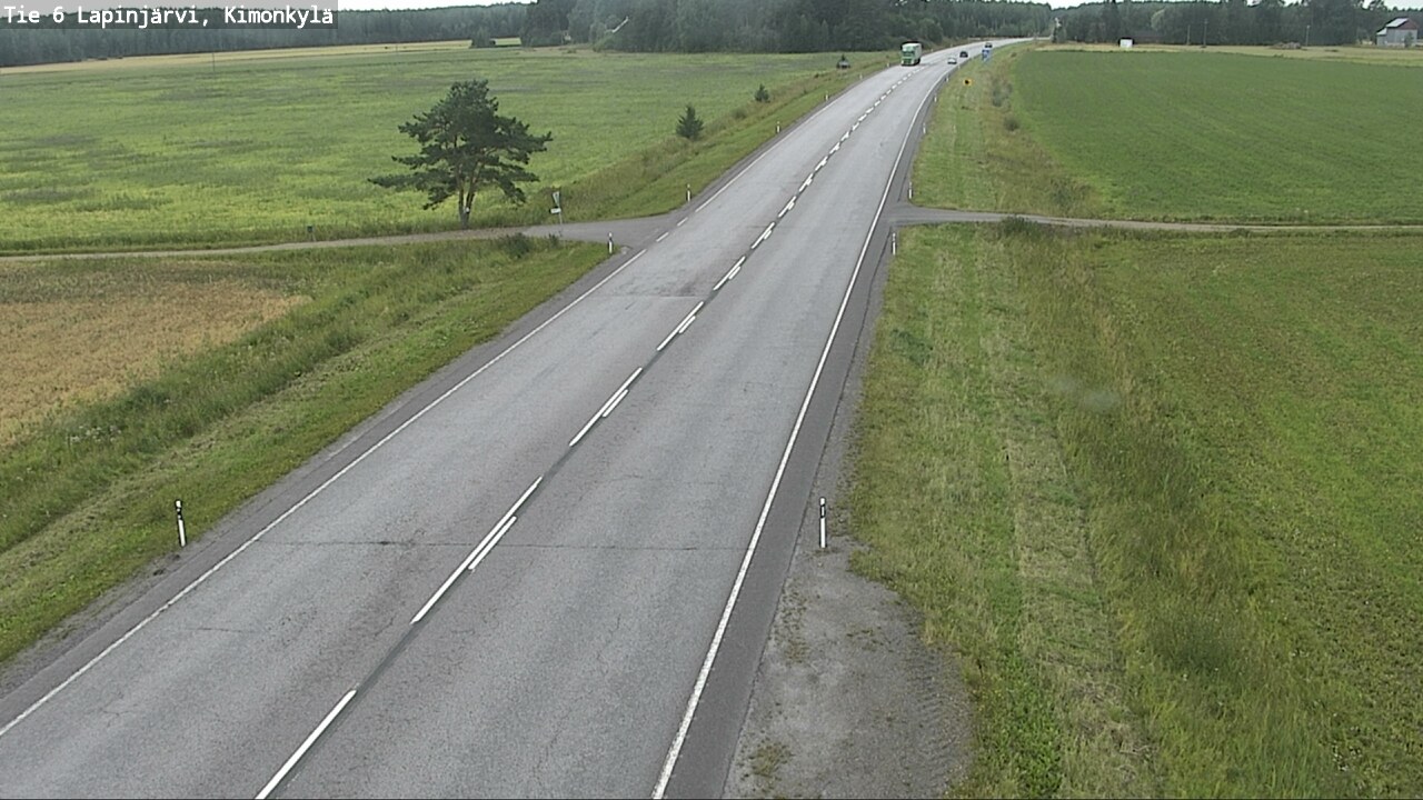 Weather Camera Image Väg 6 Lapinjärvi, Kimoböle, Lapinjärvi, Uusimaa