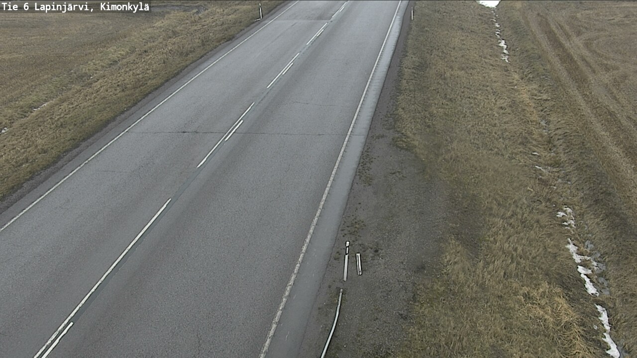 Weather Camera Image Road 6 Lapinjärvi, Kimonkylä, Lapinjärvi, Uusimaa
