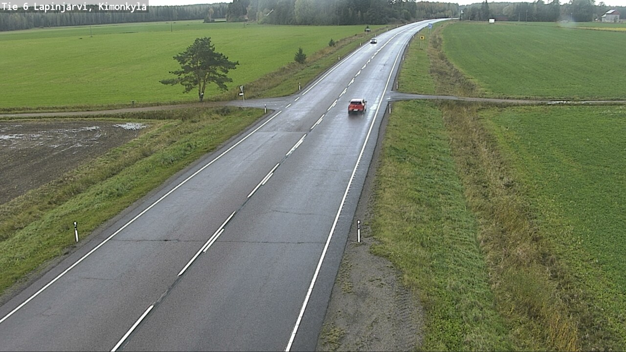 Weather Camera Image Road 6 Lapinjärvi, Kimonkylä, Lapinjärvi, Uusimaa