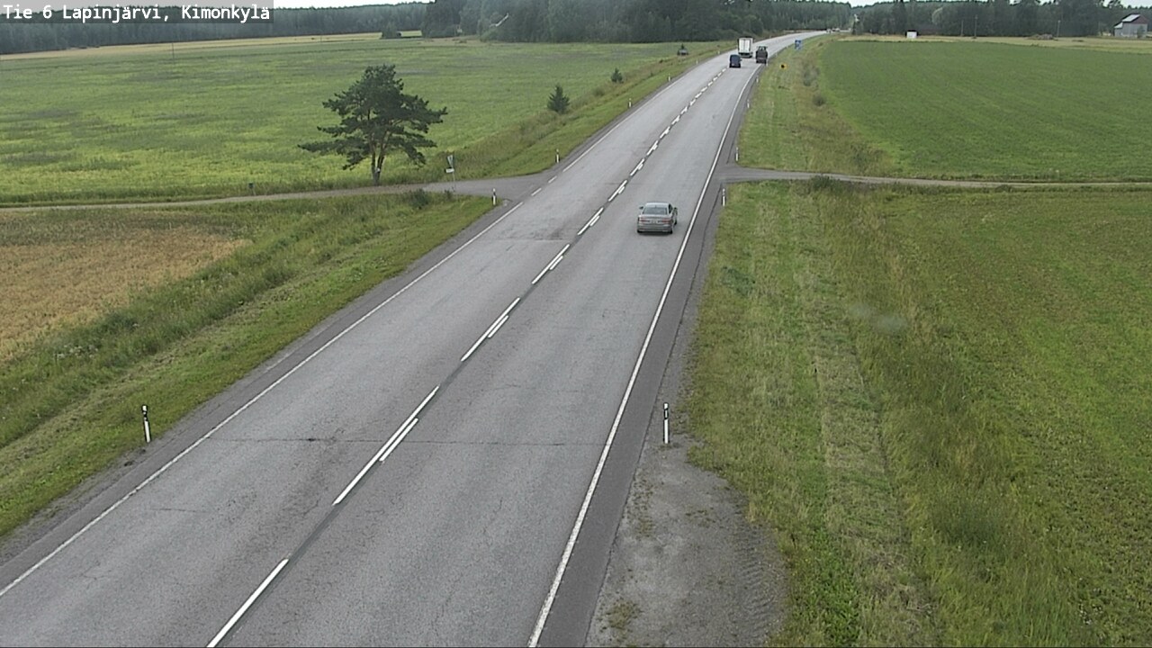 Weather Camera Image Väg 6 Lapinjärvi, Kimoböle, Lapinjärvi, Uusimaa