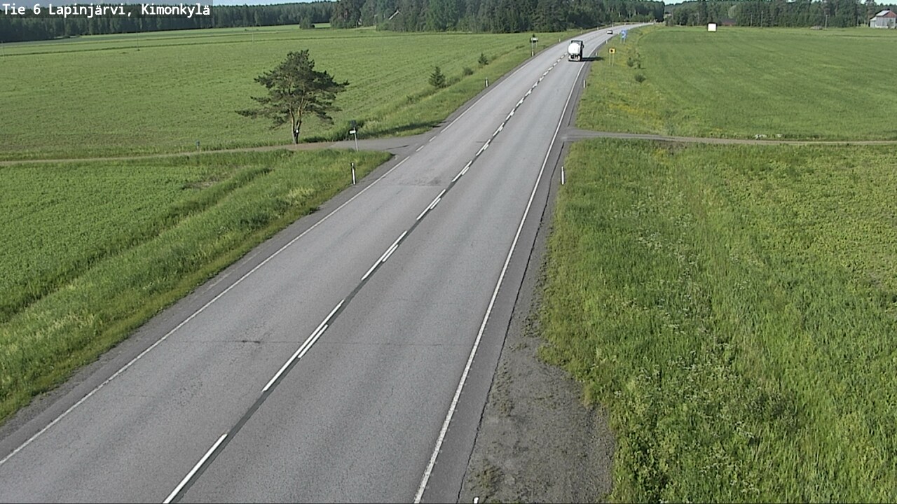 Weather Camera Image Väg 6 Lapinjärvi, Kimoböle, Lapinjärvi, Uusimaa