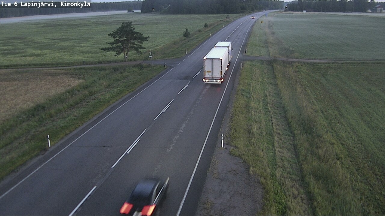 Weather Camera Image Väg 6 Lapinjärvi, Kimoböle, Lapinjärvi, Uusimaa