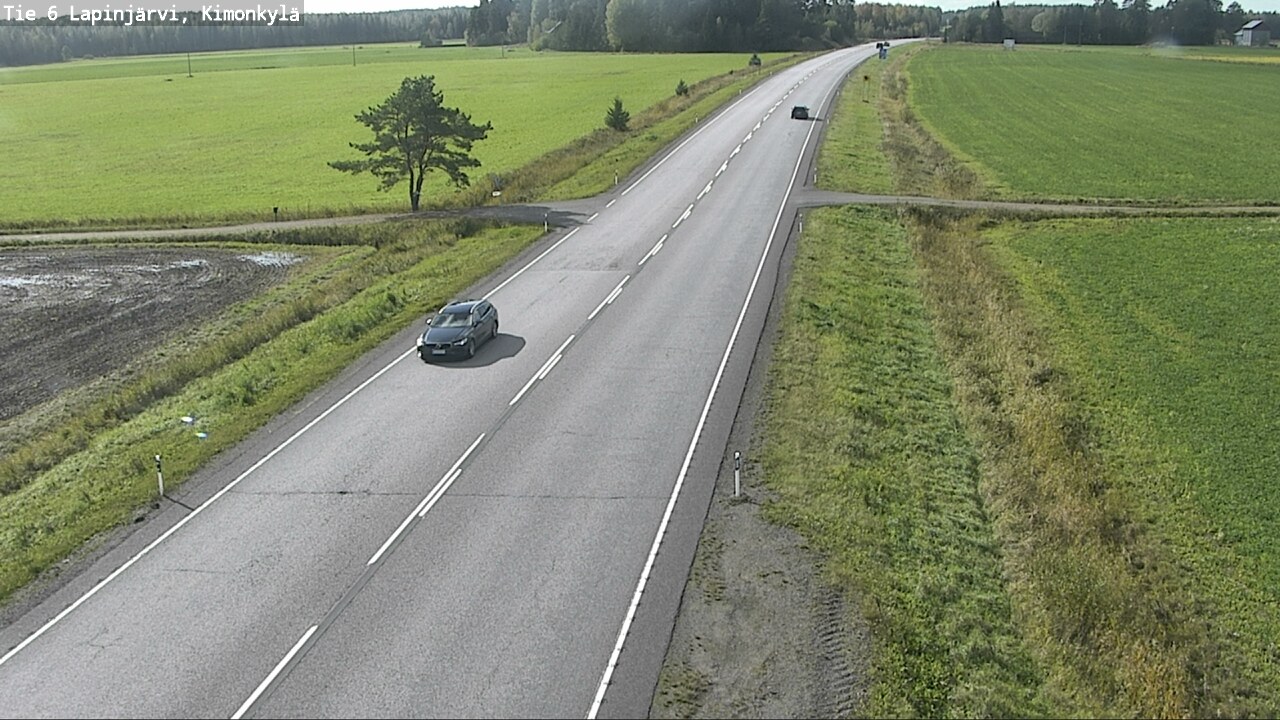 Weather Camera Image Road 6 Lapinjärvi, Kimonkylä, Lapinjärvi, Uusimaa