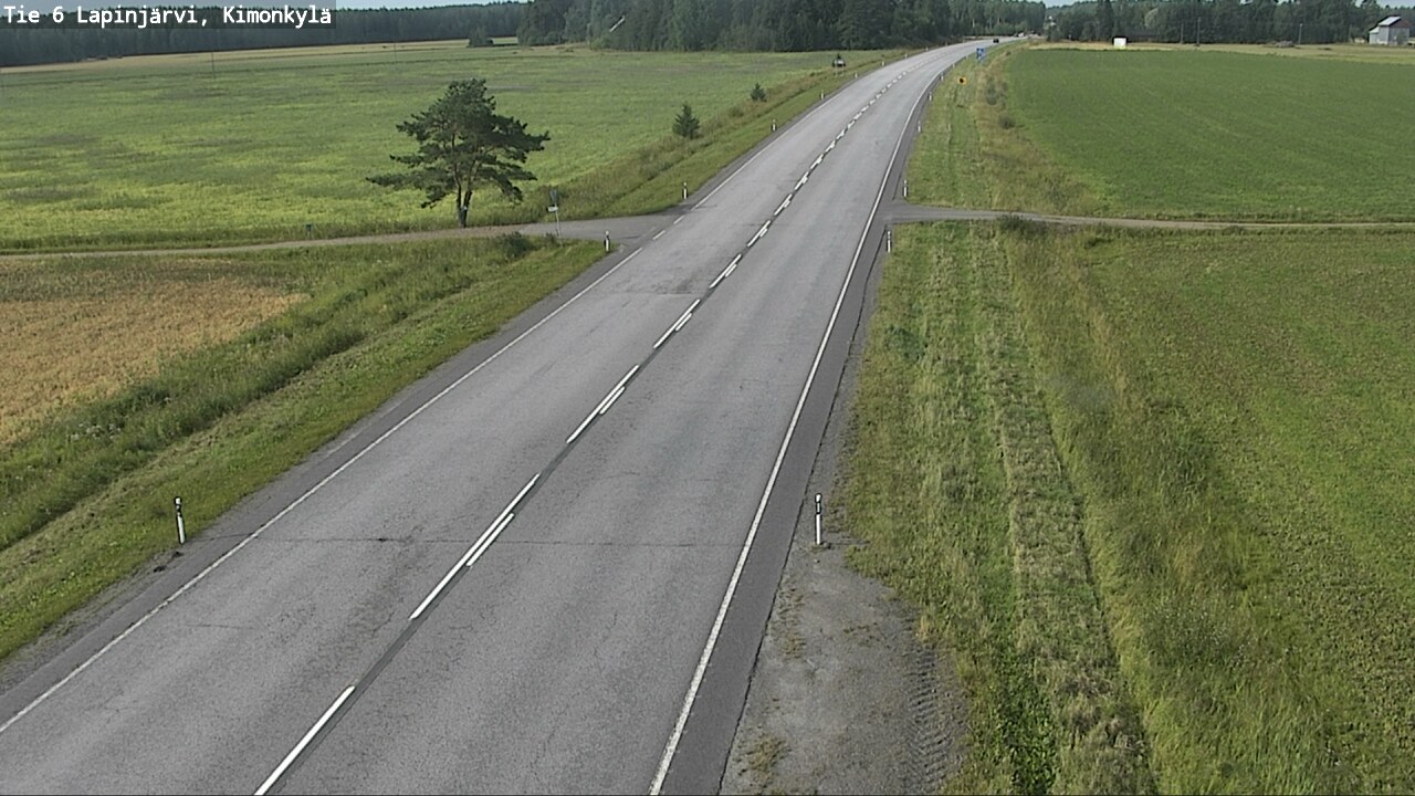 Weather Camera Image Väg 6 Lapinjärvi, Kimoböle, Lapinjärvi, Uusimaa