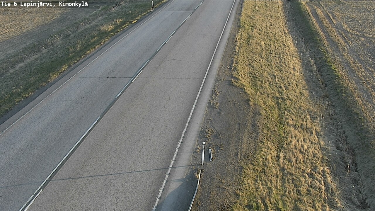 Weather Camera Image Väg 6 Lapinjärvi, Kimoböle, Lapinjärvi, Uusimaa