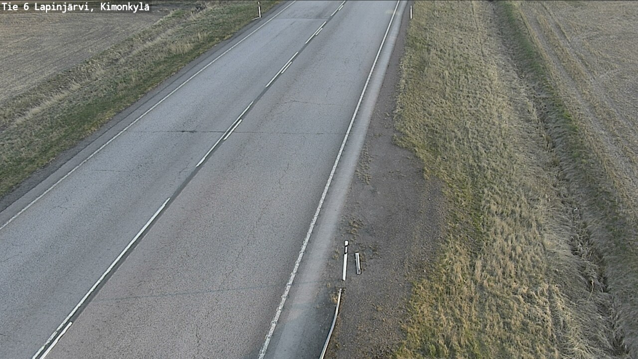 Weather Camera Image Väg 6 Lapinjärvi, Kimoböle, Lapinjärvi, Uusimaa