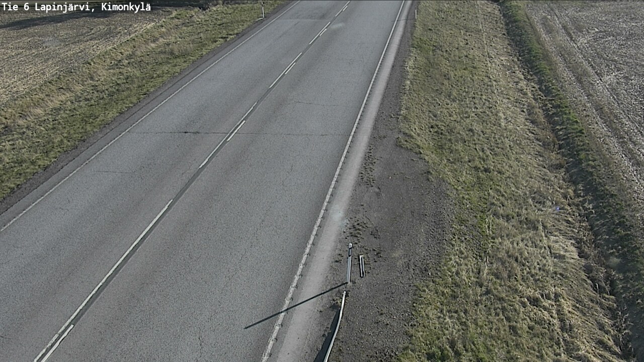 Weather Camera Image Väg 6 Lapinjärvi, Kimoböle, Lapinjärvi, Uusimaa