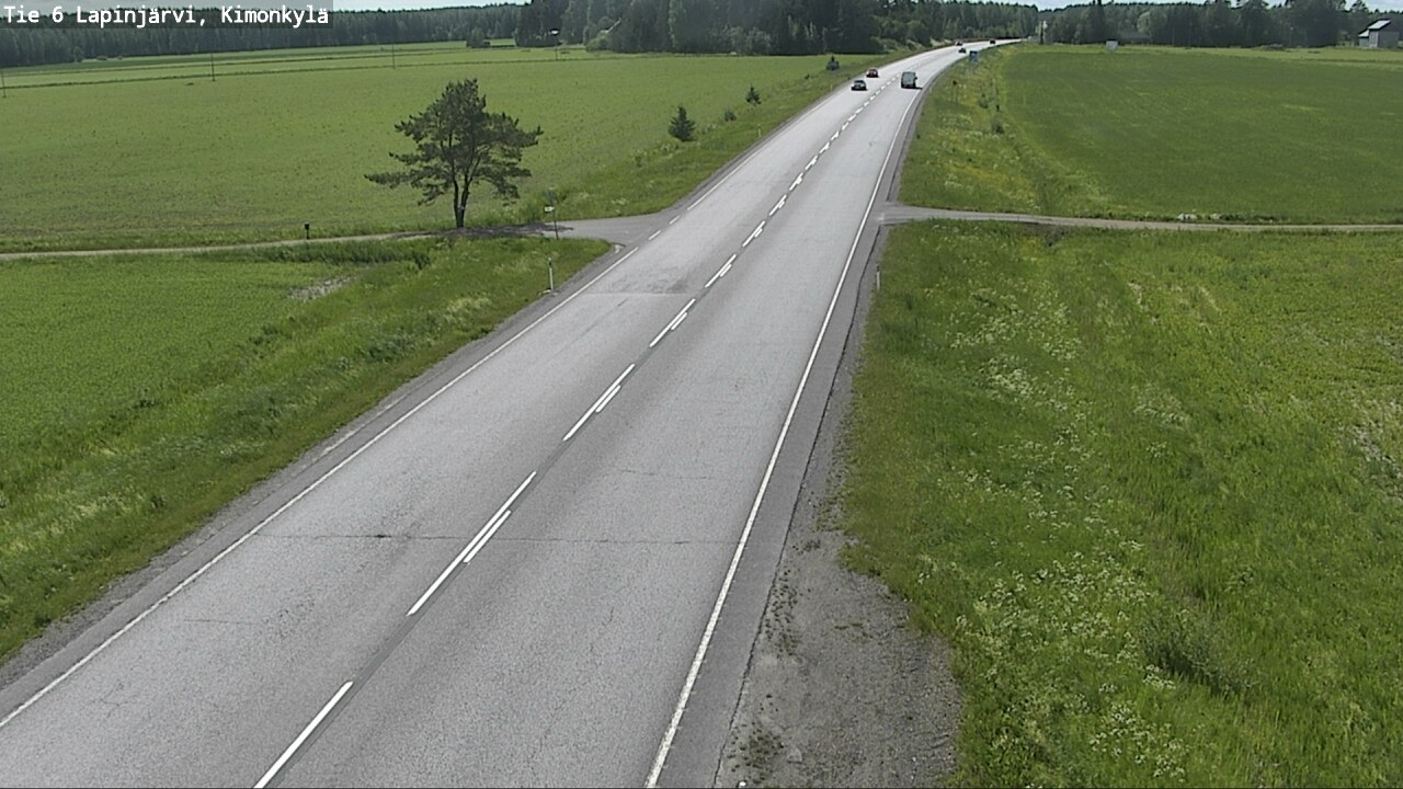 Weather Camera Image Väg 6 Lapinjärvi, Kimoböle, Lapinjärvi, Uusimaa