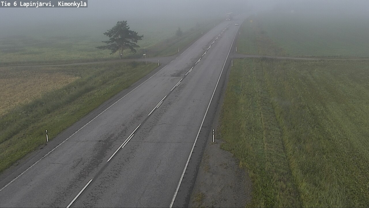 Weather Camera Image Väg 6 Lapinjärvi, Kimoböle, Lapinjärvi, Uusimaa